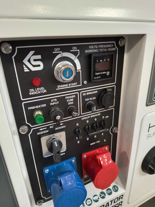 Agregat generator prądotwórczy K&S 230/400 7,5kW DIESEL Rozruch ATS