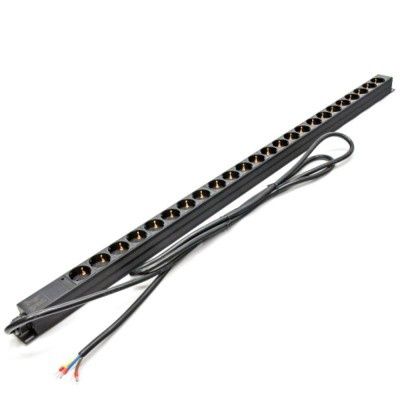 Блок розеток 19" на 4,6,8,9,24 розеток,10А,16А, с индикатором