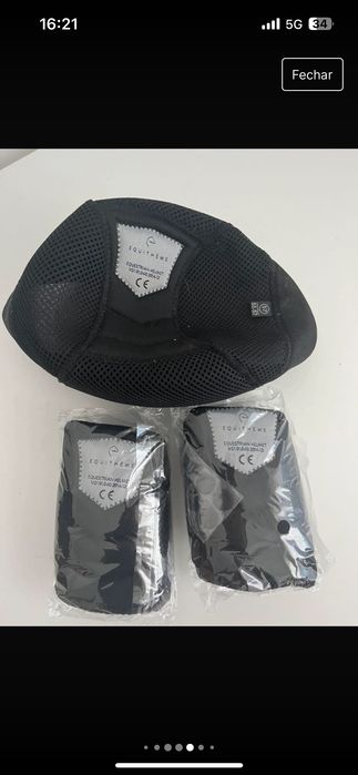 Toque equitheme preto