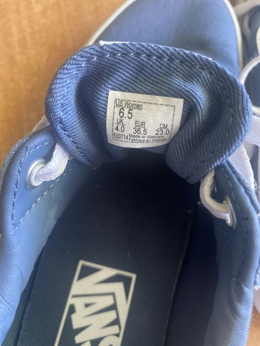 Vans trampki  niebieskie