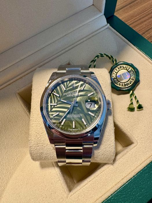 Zegarek Rolex Datejust 36 Palm motif Discontinued