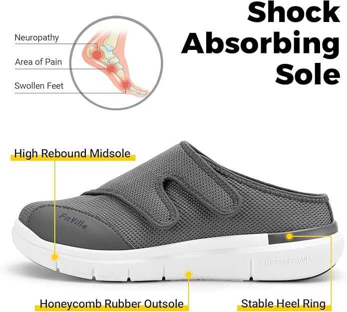 Buty FitVille dla mężczyzn, wsuwane klapki