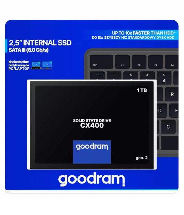 Dysk do komputera GOODRAM 1TB CX400