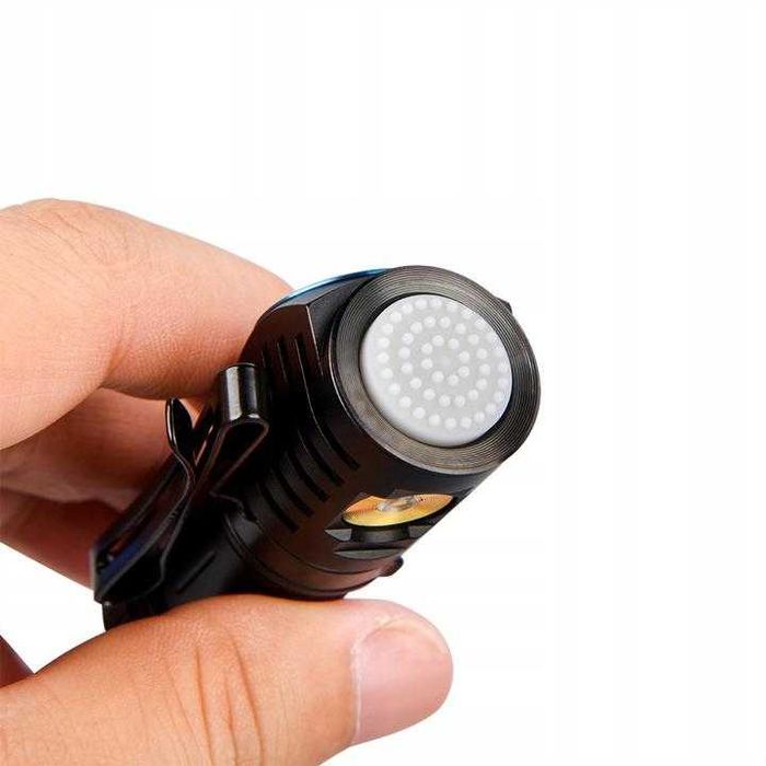 Mini Mocna Latarka Ręczna Czołowa 1000 Lumenów