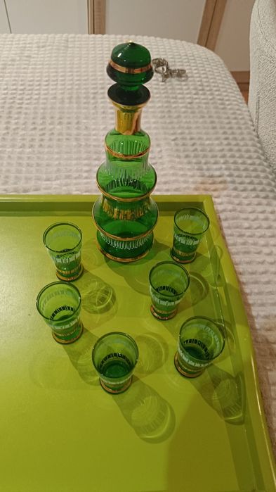 Coleção de copos vintage