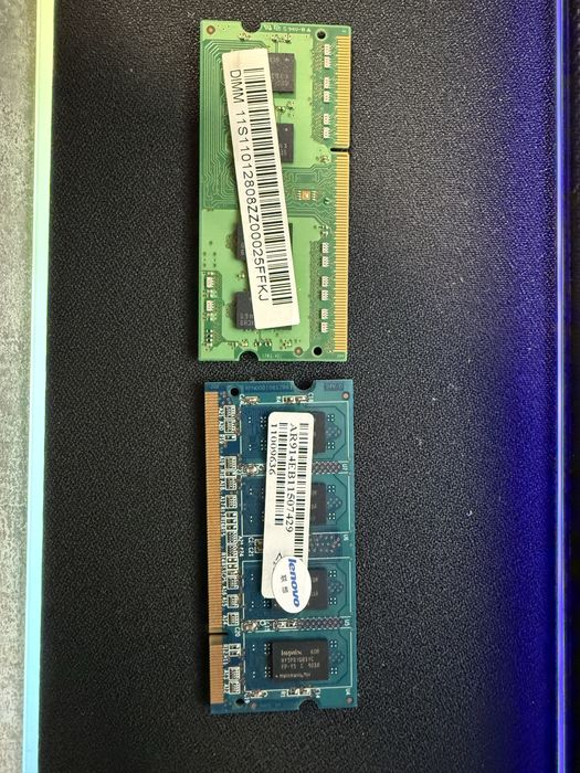 Память sodimm  DDR2 1gb и DDR3 2gb