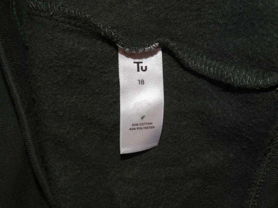 _TU_Fajny khaki sweter-bluza do pracy _R.46/48_