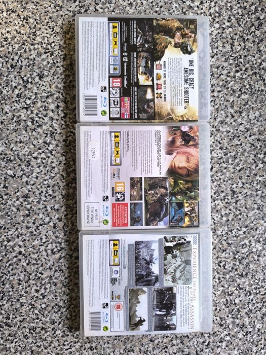 Final fantasy 13/Rage Anarchy edition/Assassin's Creed PlayStation 3