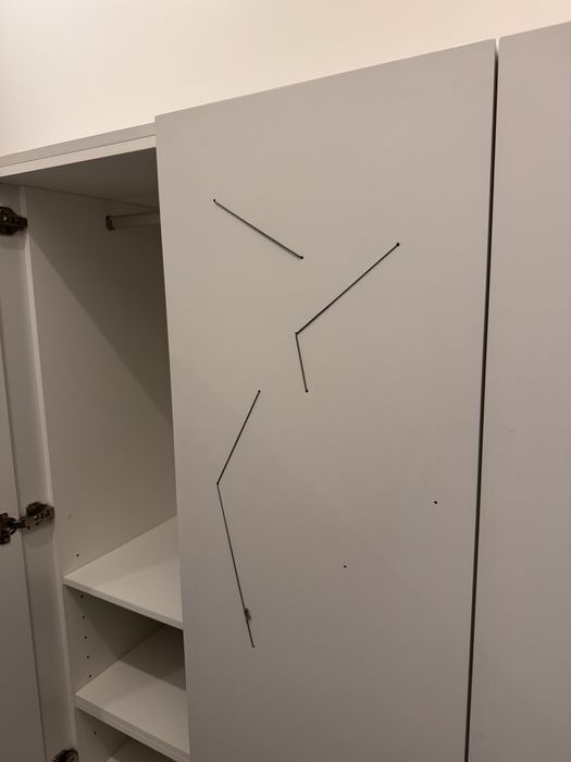 Armário de 3 portas para criança