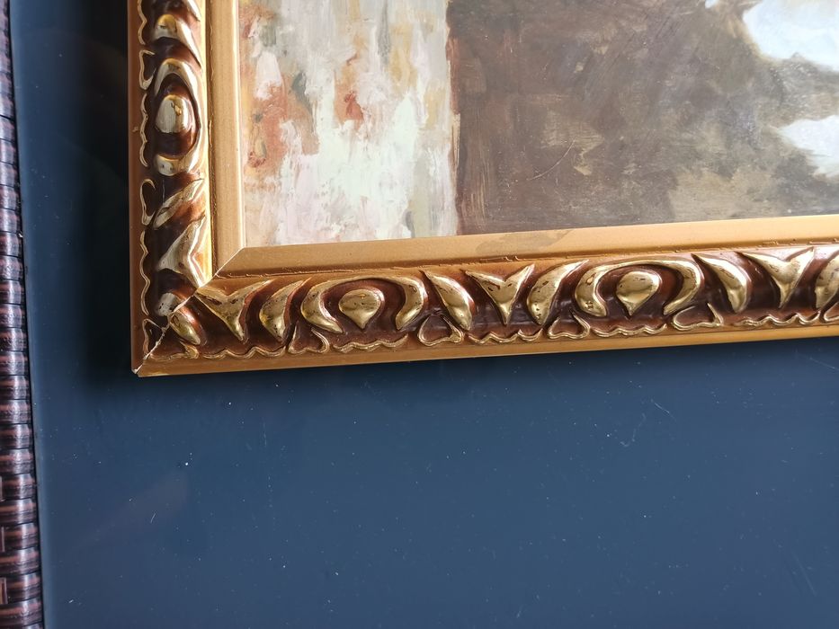 Obraz w ramie kwiaty