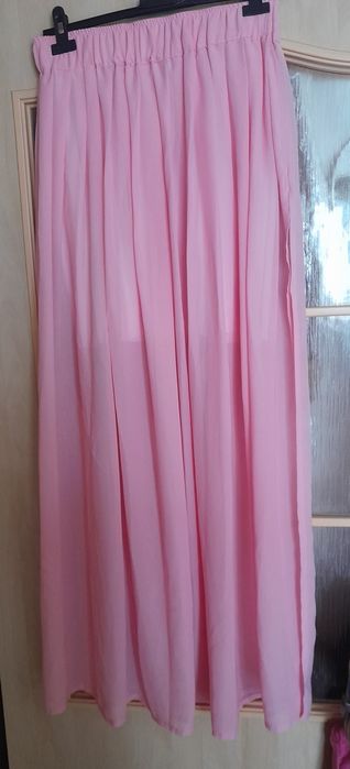 Długa spódnica róż