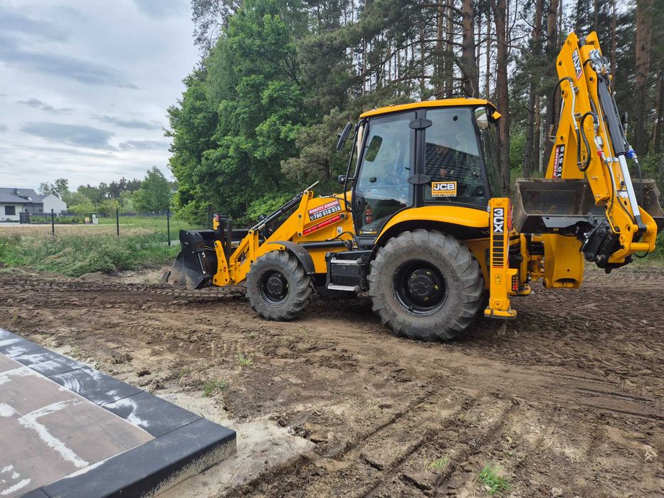 Usługi koparko ładowarką, prace ziemne