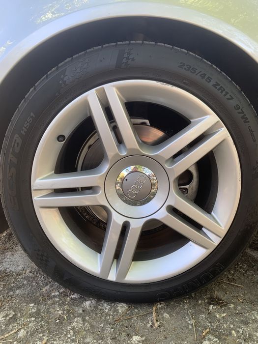 4 jantes audi com centros novos