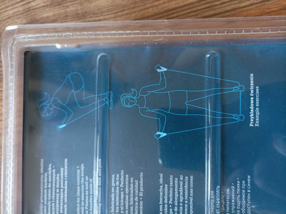 Ekspander do ćwiczeń  różowy Nowy