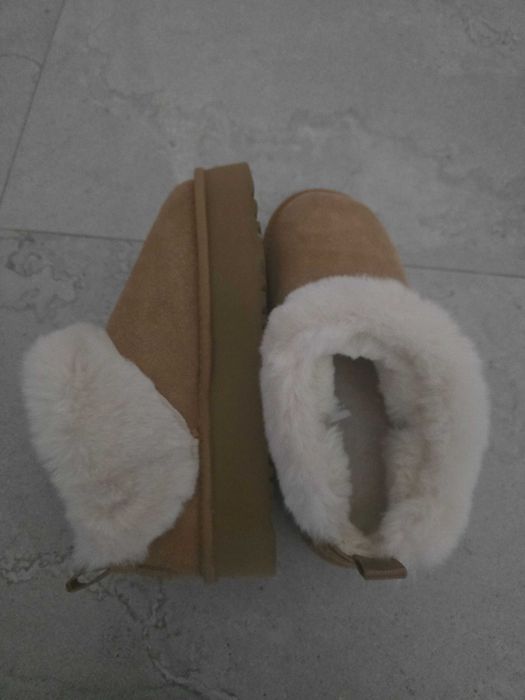 UGG Tazzelle futerko botki chestnuts 40