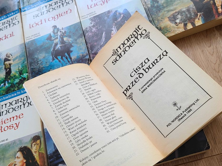 Saga o Ludziach Lodu, Margit Sandemo - zestaw książek 47 tomów