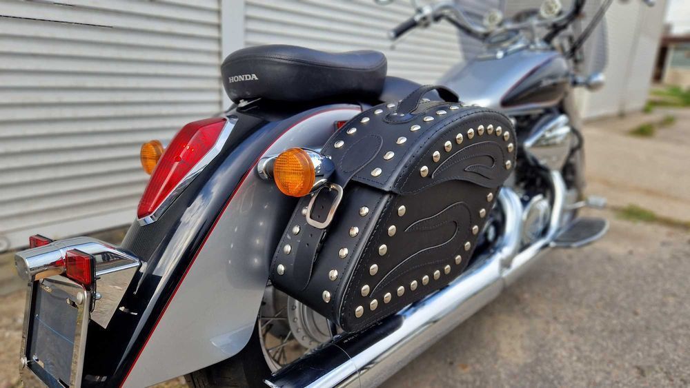 Sakwy motocyklowe skórzane honda