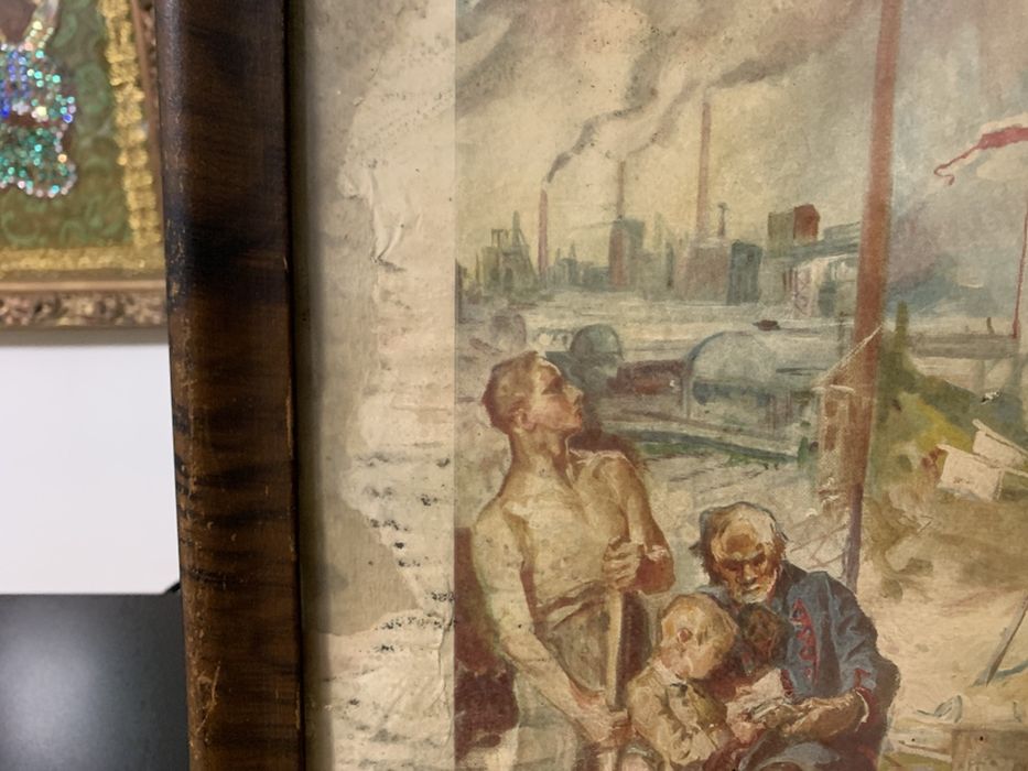 Stara litografia „straż Polska „ Stanisław Batowski