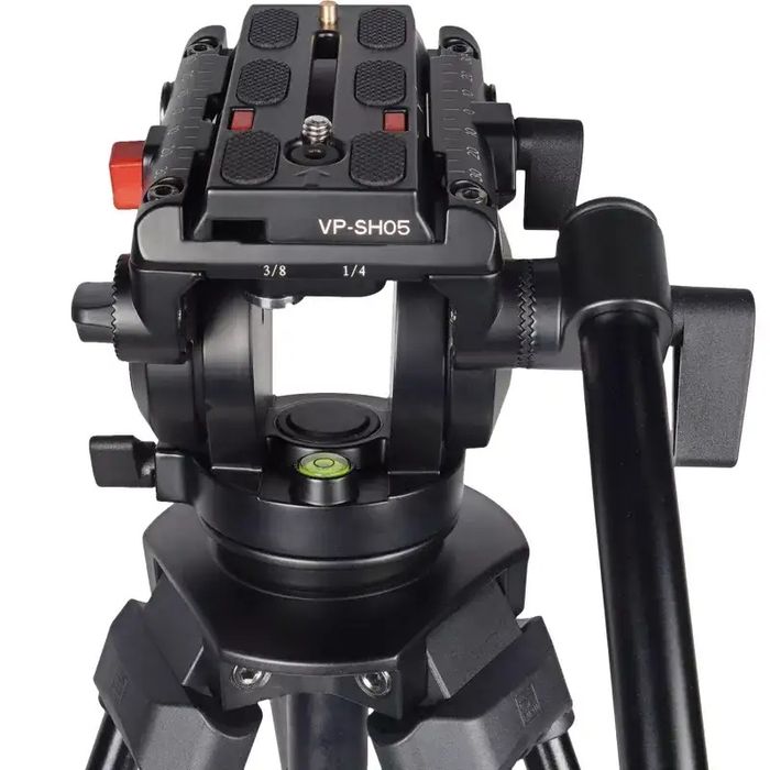 SIRUI SH05-nowy zapakowany profesjonalny japoński statyw fotograficzny/głowica hydrauliczna fluidowa video/płytka systemu Manfrotto/komplet producenta