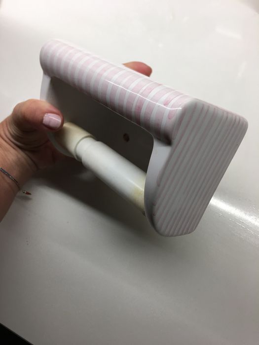 Suporte rolo papel higiénico