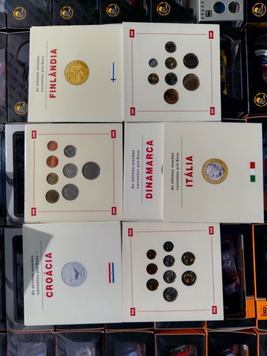 Conjunto moedas pré-euro