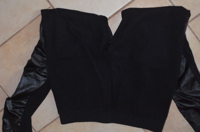 spodnie czarne leginsy 38 M
