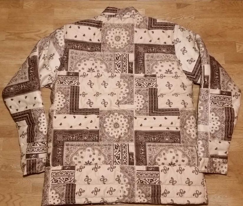 BANDANA L/XL streetwear koszulowa kurtka boxy koszula bomber hip hop