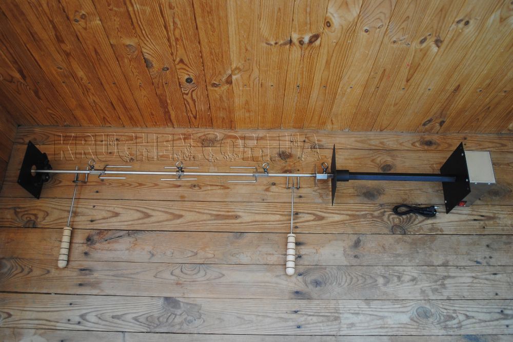 Вертел для барбекю с электроприводом - Вертел в топку, камин - Печник