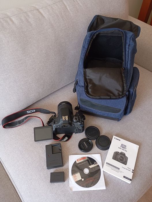 Canon 750D kit completo