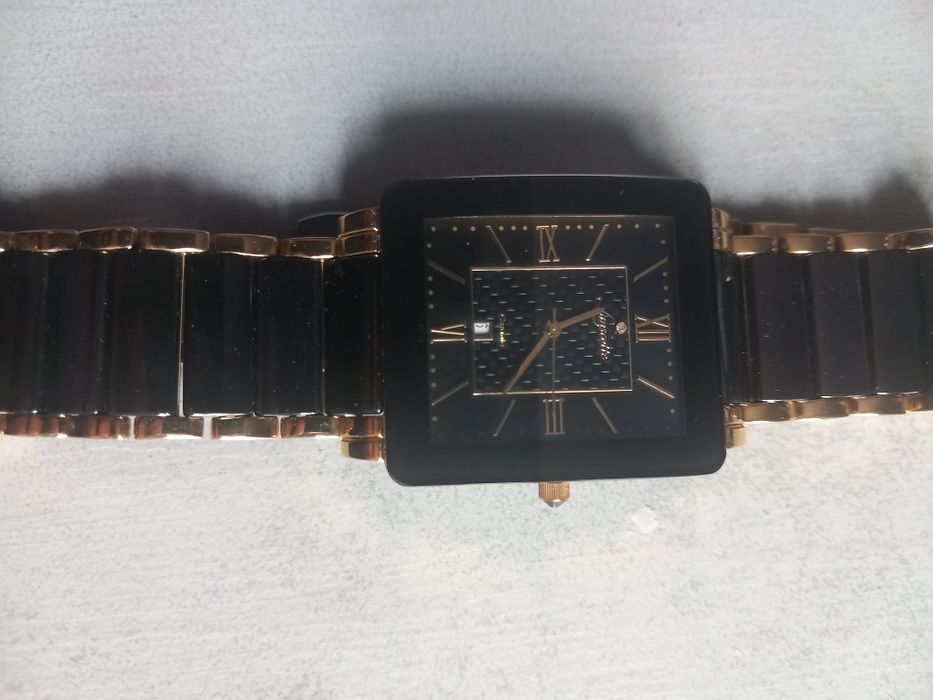 Relógio Lanso Diamond Black Ceramic Stainless Steel 304