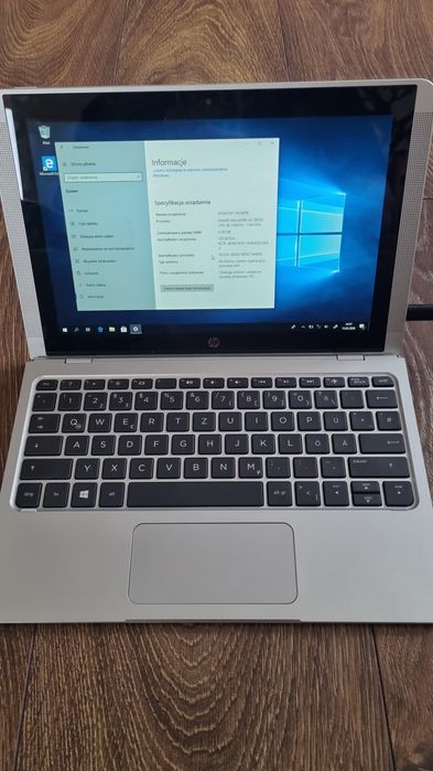 HP x2 210 G2 | 10" dotykowy | Intel Atom | 4GB RAM | 2w1 tablet + lapt