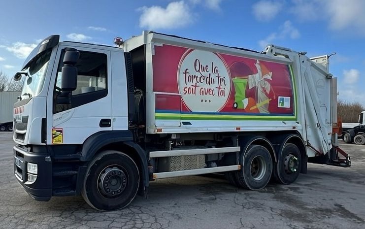 Iveco Stralis 360 euro 6 Olympus  Śmieciarka IVECO 6x2 zabudowa Olympus