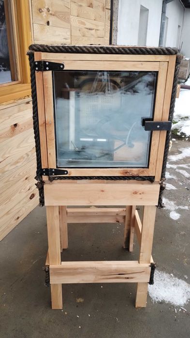 Drewniana wędzarnia elektryczna w wersji MINI