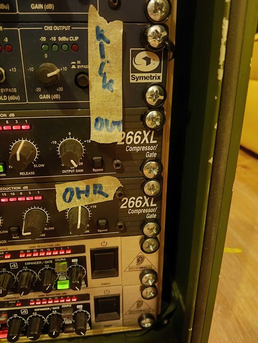procesor dynamiki dbx 1066, dbx 266, Yamaha SPX 990 i inne
