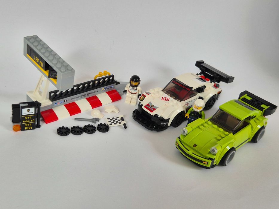 Lego SPEED CHAMPIONS 75888 Porsche 911 RSR + 911 Turbo - 2018 - 2 figurki