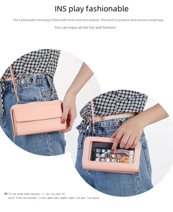 Nowa torebka listonoszka portfel etui na telefon