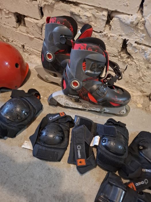 Rolki oxelo decathlon zestaw 34-36
