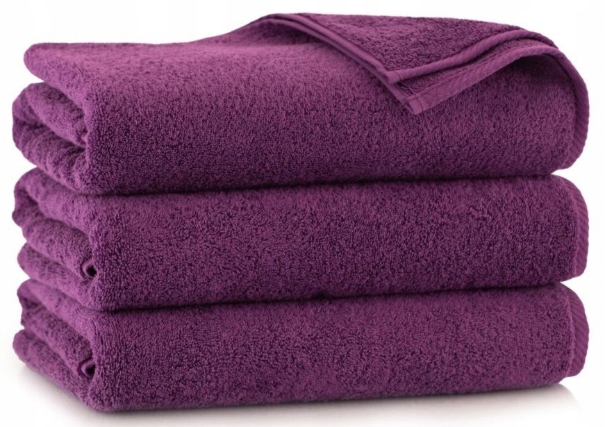 Zwoltex Ręcznik Kiwi 2 Fioletowy 50X100 Bawełna Egipska