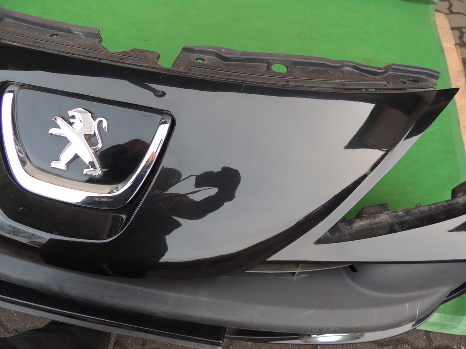 Zderzak przód przedni Peugeot 207 06,07,08,09 CZARNY EXL EXLD