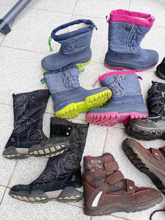 Buty zimowe dziecięce śniegowce
