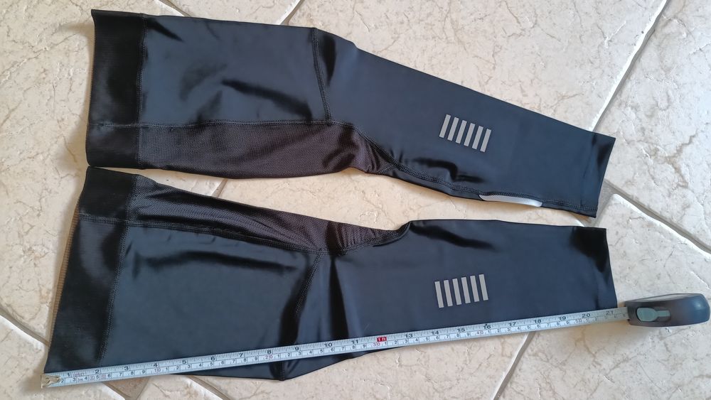 Nogawki, getry z lycry na rower, fitness