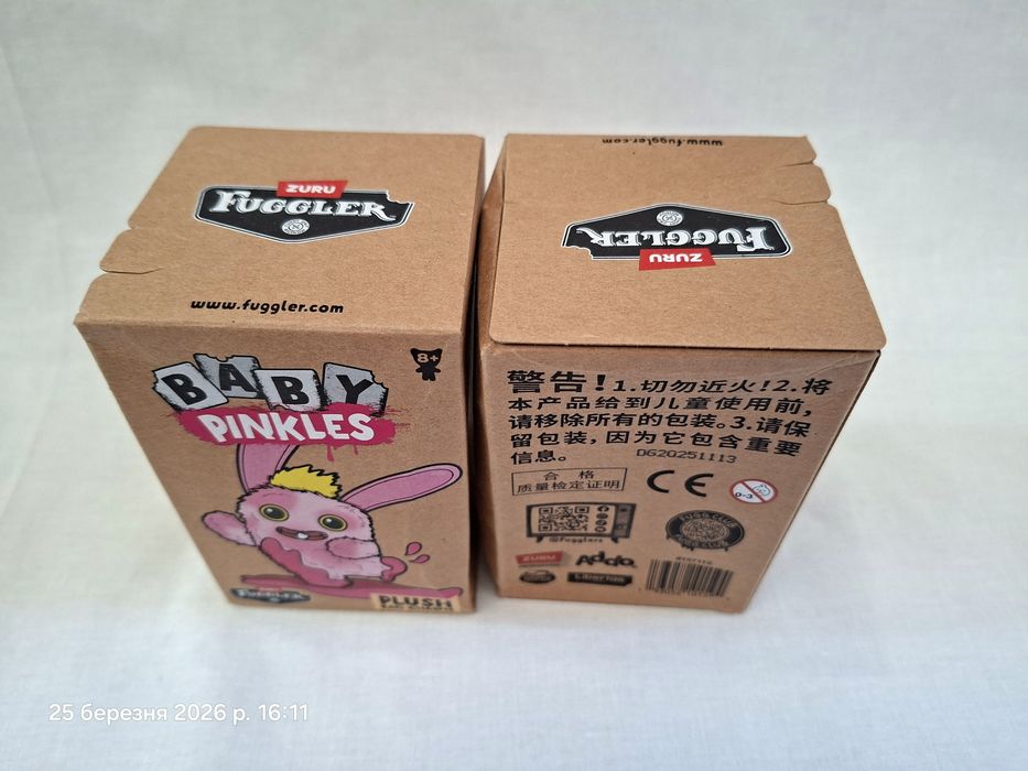 Fuggler фаглер фуглер серия baby pinkles рандом оригинал 10 см