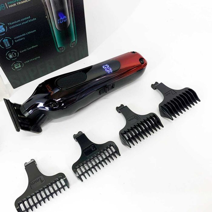 Професійна машинка для стрижки, триммер VGR з насадками, електробритва