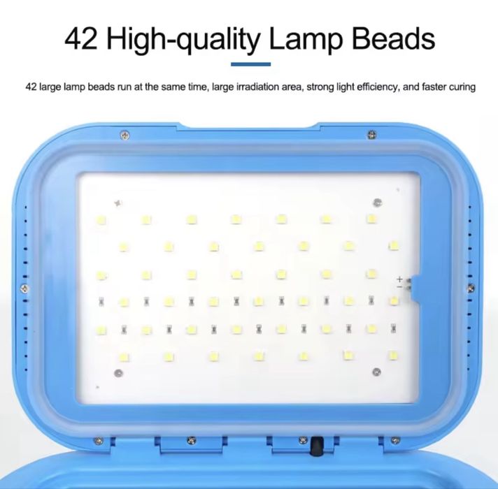 Máquina vácuo e cura UV