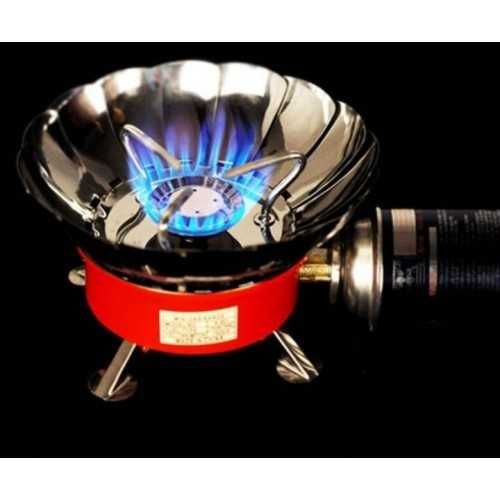 Туристическая портативная газовая горелка защита от ветра