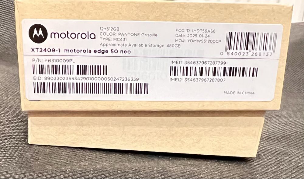 Motorola Edge 50 neo 5g 12/512gb gwar.