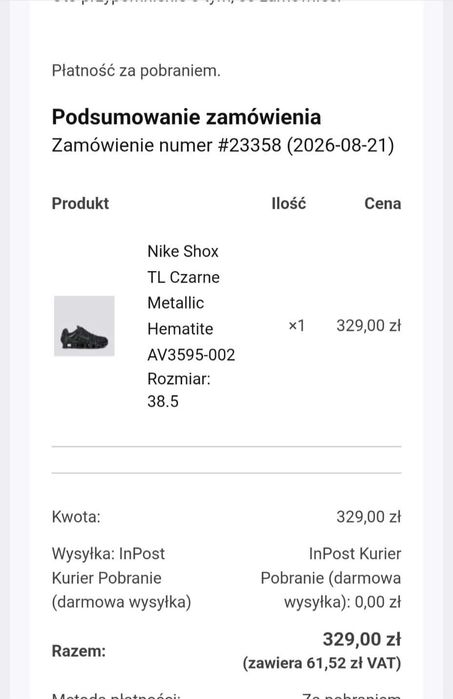 Nike Shox czarne