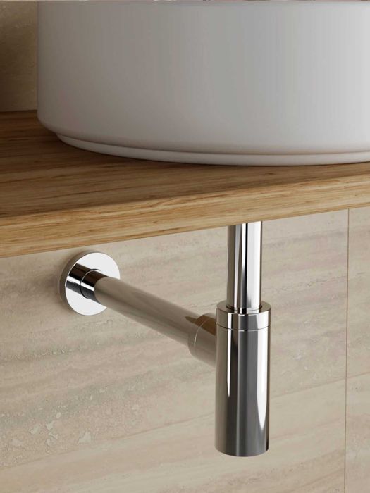 Sink Trap, Chrome-Plated Brass - BRUMA Lusitano - NEW64740463117698124