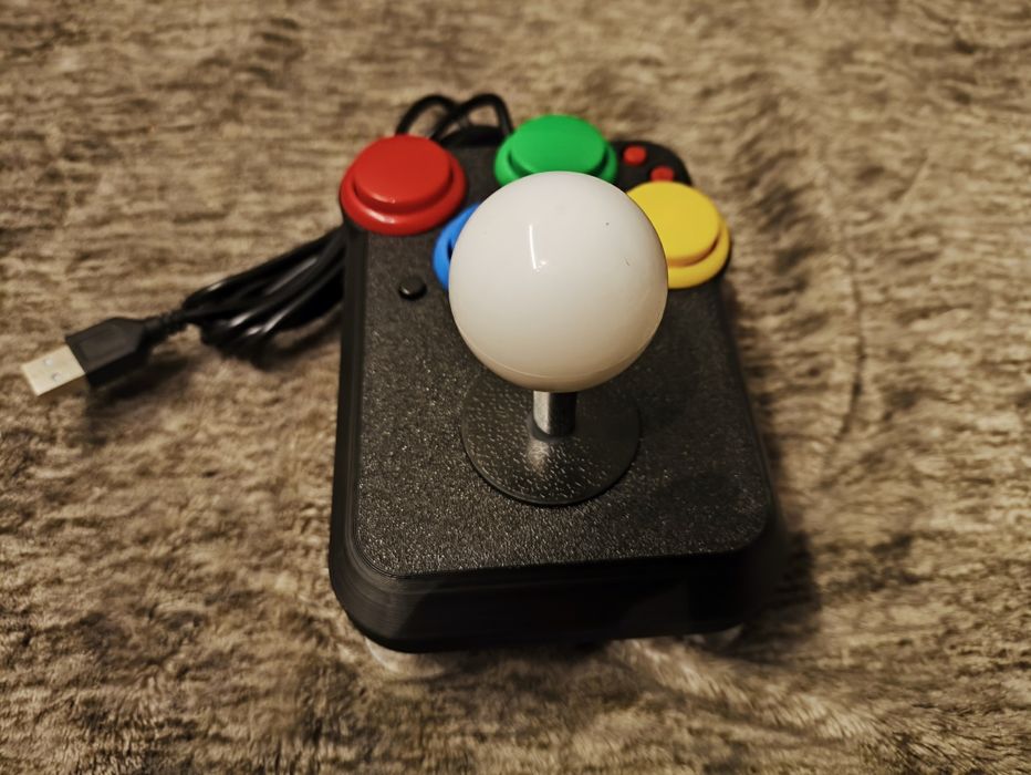 Joystick arcade z przyssawkami The A500 Mini, The C64 Mini USB