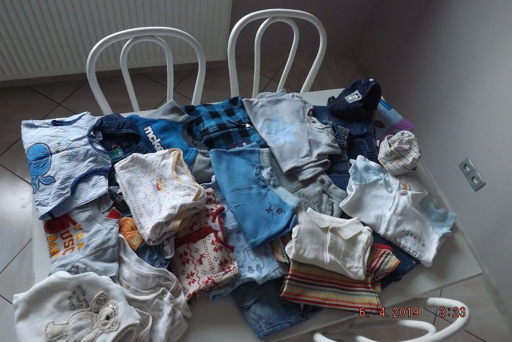 Paka ciuszków dla smyka 3-6 mcy super w tym firmówki 25 szt.